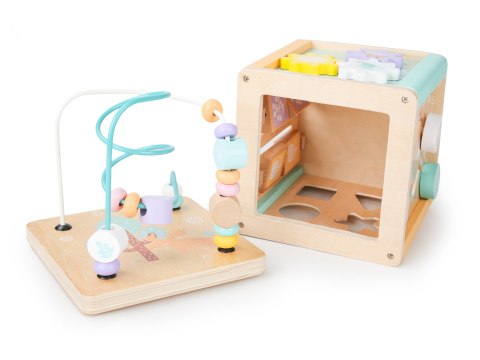 Drewniana kostka edukacyjna, sorter mula Ecotoys Drewniana kostka edukacyjna, sorter mula Ecotoys