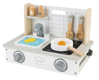 DREWNIANA KUCHENKA Z AKCESORIAMI MINI KUCHNIA