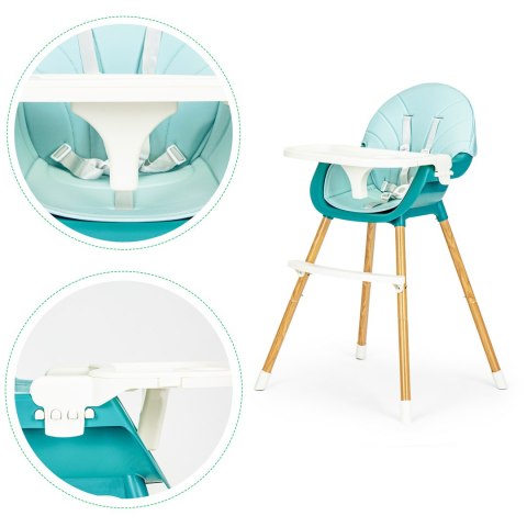 Fotelik krzesełko do karmienia 2w1 ECOTOYS Fotelik krzesełko do karmienia 2w1 ECOTOYS