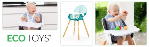 Fotelik krzesełko do karmienia 2w1 ECOTOYS Fotelik krzesełko do karmienia 2w1 ECOTOYS