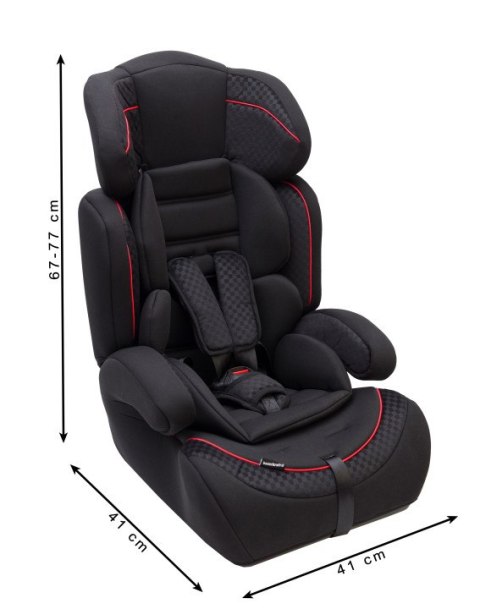 Fotelik samochodowy Bauerkraft 9-36 kg - czarny Fotelik samochodowy Bauerkraft 9-36 kg - czarny