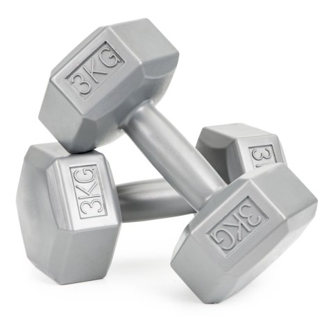 Hantle fitness 6kg zestaw hantelki ciężarki 2x 3kg Hantle fitness 6kg zestaw hantelki ciężarki 2x 3kg