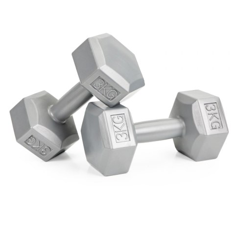 Hantle fitness 6kg zestaw hantelki ciężarki 2x 3kg Hantle fitness 6kg zestaw hantelki ciężarki 2x 3kg