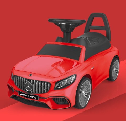 Jeździk Mercedes dźwięki LED - czerwony Jeździk Mercedes dźwięki LED - czerwony