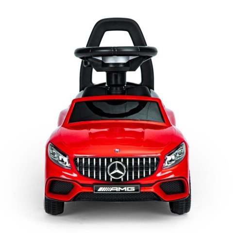 Jeździk Mercedes dźwięki LED - czerwony Jeździk Mercedes dźwięki LED - czerwony
