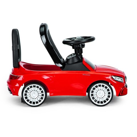 Jeździk Mercedes dźwięki LED - czerwony Jeździk Mercedes dźwięki LED - czerwony