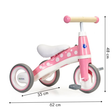 Rowerek trójkołowy z pedałami jeździk mini rower Rowerek trójkołowy z pedałami jeździk mini rower