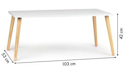 Stół stolik kawowy skandynawski nowoczesny 100cm Stół stolik kawowy skandynawski nowoczesny 100cm