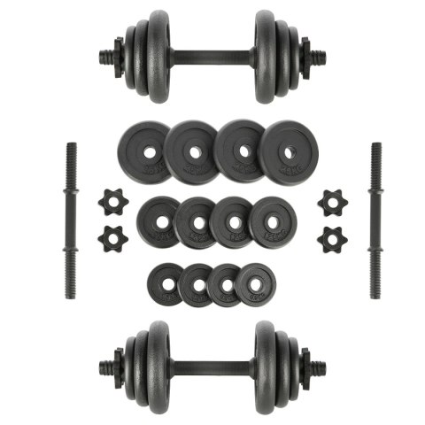 STO20 BLACK 2 x 9 KG SZTANGIELKI W WALIZCE ONE FITNESS