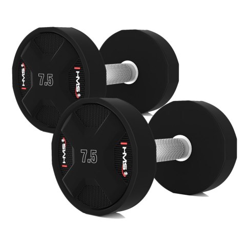 HPC SET ZESTAW HANTLI POLIURETANOWYCH 2 x 2.5 - 25 KG CPU (275 KG) HMS