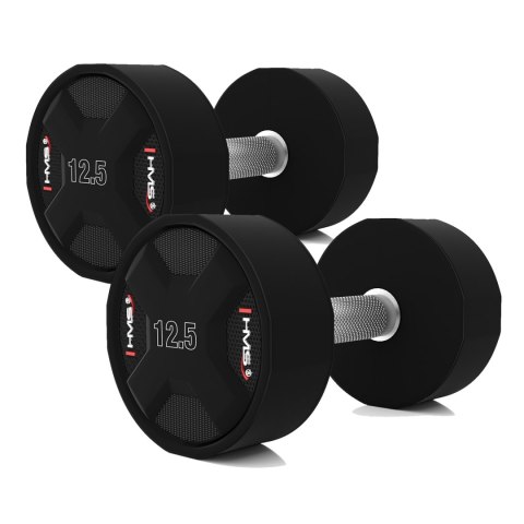 HPC SET ZESTAW HANTLI POLIURETANOWYCH 2 x 2.5 - 25 KG CPU (275 KG) HMS