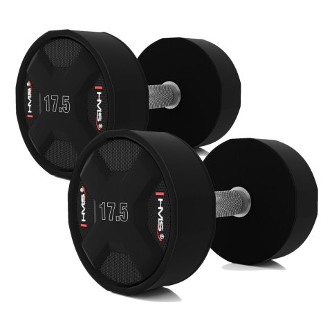 HPC SET ZESTAW HANTLI POLIURETANOWYCH 2 x 2.5 - 25 KG CPU (275 KG) HMS