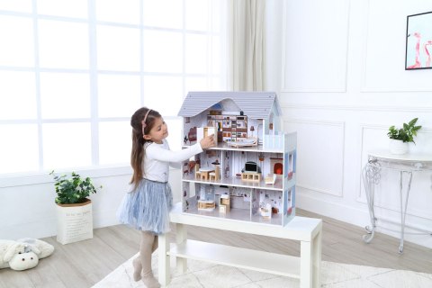 Domek dla lalek z meblami Rezydencja Emma Ecotoys Domek dla lalek z meblami Rezydencja Emma Ecotoys
