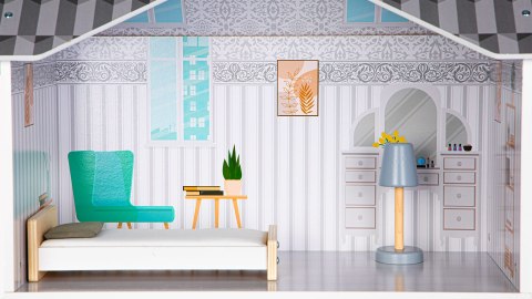 Domek dla lalek z meblami Rezydencja Grace Ecotoys Domek dla lalek z meblami Rezydencja Grace Ecotoys