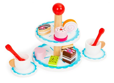 DREWNIANE CIASTKA CUKIERNIA PATERA ZESTAW ECOTOYS