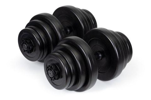 Hantelki hantle 40 kg duży zestaw 2x 20kg fitness Hantelki hantle 40 kg duży zestaw 2x 20kg fitness