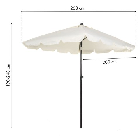 Parasol ogrodowy skośny składany regulacja 200x200 Parasol ogrodowy skośny składany regulacja 200x200