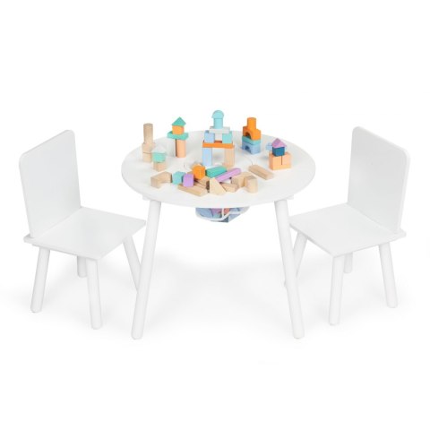 Stół stolik +2 krzesła meble dla dzieci komplet Ecotoys Stół stolik +2 krzesła meble dla dzieci komplet Ecotoys