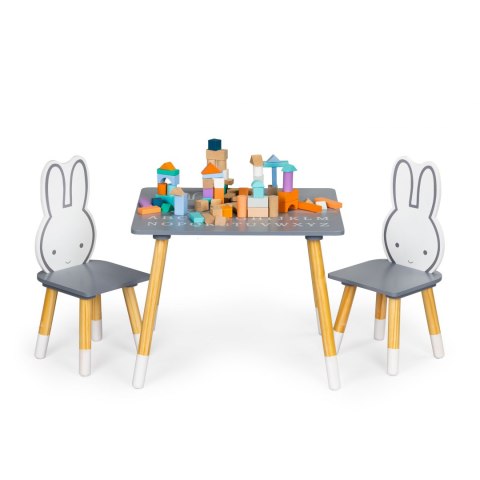 Stół stolik +2 krzesła meble dla dzieci zestaw Ecotoys Stół stolik +2 krzesła meble dla dzieci zestaw Ecotoys