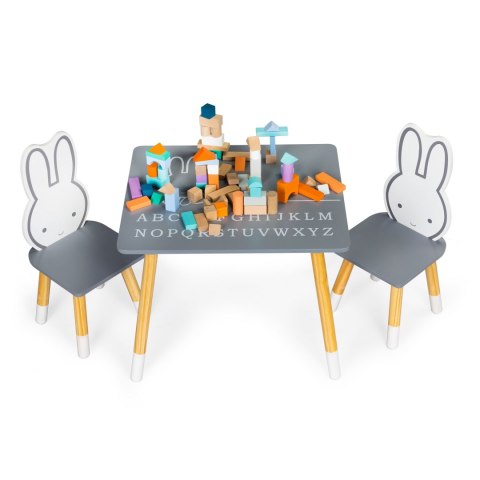 Stół stolik +2 krzesła meble dla dzieci zestaw Ecotoys Stół stolik +2 krzesła meble dla dzieci zestaw Ecotoys