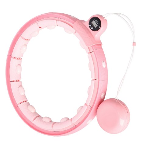 FH02 PINK HULA HOP Z OBCIĄŻNIKIEM + LICZNIK FH02 PINK HULA HOP Z OBCIĄŻNIKIEM + LICZNIK