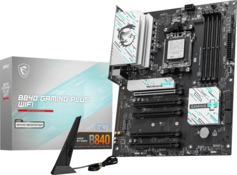 Płyta główna MSI B840 GAMING PLUS WIFI (Socket AM5 /ATX) Płyta główna MSI B840 GAMING PLUS WIFI (Socket AM5 /ATX)