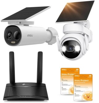 Zestaw kamer solarnych Imou Cell PT i 3C AIO 3MPx