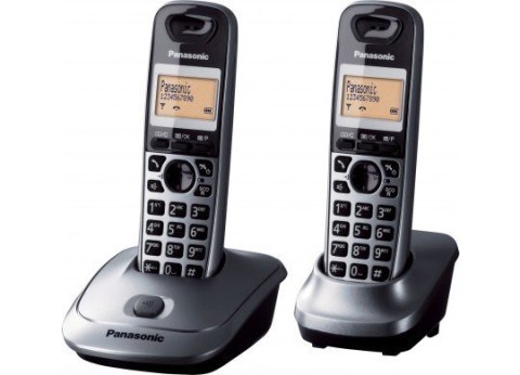 Telefon bezprzewodowy Panasonic KX-TG 2512 Czarny Telefon bezprzewodowy Panasonic KX-TG 2512 Czarny