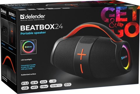 GŁOŚNIK DEFENDER BEATBOX 24 BLUETOOTH 25W