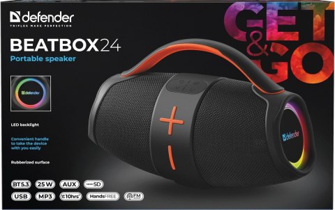 GŁOŚNIK DEFENDER BEATBOX 24 BLUETOOTH 25W