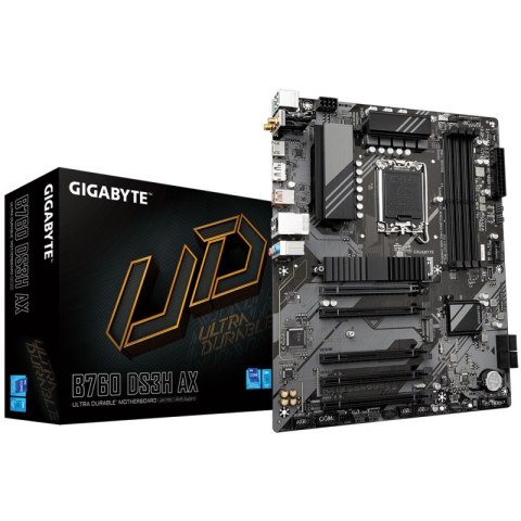 Płyta główna GIGABYTE B760 DS3H AX (Socket 1700 /ATX) Płyta główna GIGABYTE B760 DS3H AX (Socket 1700 /ATX)