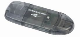 Czytnik kart pamięci GEMBIRD USB 2.0 FD2-SD-1 Czytnik kart pamięci GEMBIRD USB 2.0 FD2-SD-1