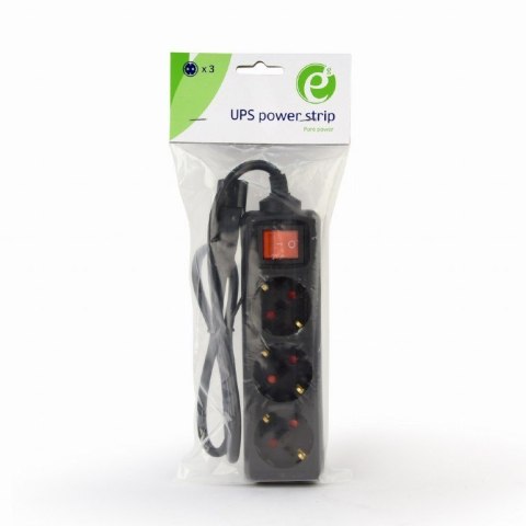 ENERGENIE LISTWA ZASILAJĄCA DO UPS C14, 3X SCHUKO, 16A, CABLE 0.6M ENERGENIE LISTWA ZASILAJĄCA DO UPS C14, 3X SCHUKO, 16A, CABLE 0.6M
