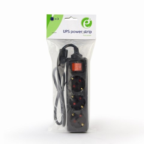 ENERGENIE LISTWA ZASILAJĄCA DO UPS C14, 3X SCHUKO, 16A, CABLE 0.6M ENERGENIE LISTWA ZASILAJĄCA DO UPS C14, 3X SCHUKO, 16A, CABLE 0.6M
