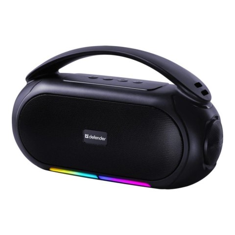 Głośnik Defender BEATBOX 12 Bluetooth 12W MP3/FM/SD/USB/LED czarny Głośnik Defender BEATBOX 12 Bluetooth 12W MP3/FM/SD/USB/LED czarny