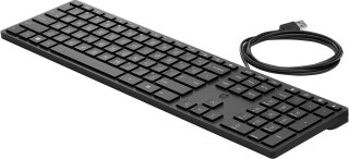 Klawiatura HP 320K Przewodowa Czarna US 9SR37AA