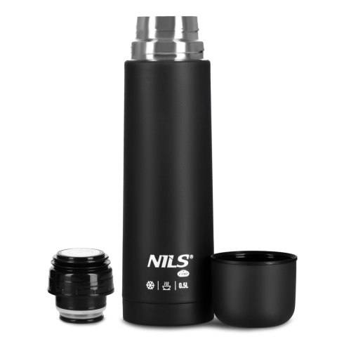 NC3803 TERMOS TURYSTYCZNY 500 ML CZARNY NILS CAMP NC3803 TERMOS TURYSTYCZNY 500 ML CZARNY NILS CAMP