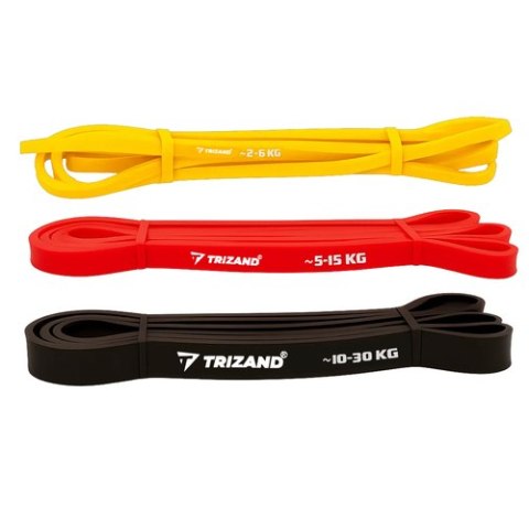 Zestaw gum do ćwiczeń - 3szt. Trizand 25879 Zestaw gum do ćwiczeń - 3szt. Trizand 25879
