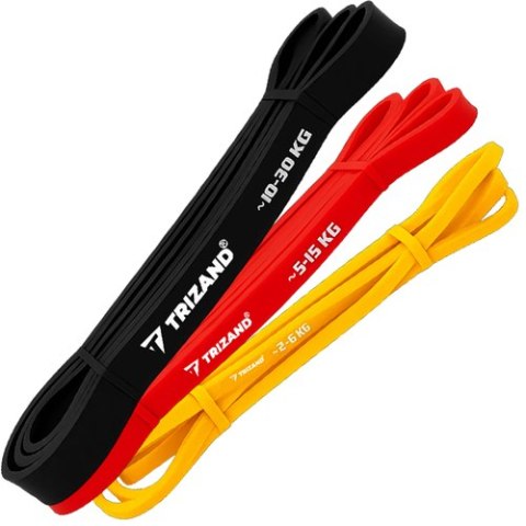 Zestaw gum do ćwiczeń - 3szt. Trizand 25879 Zestaw gum do ćwiczeń - 3szt. Trizand 25879