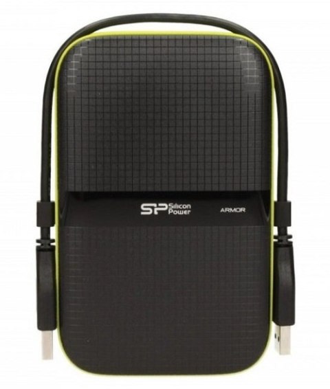 Dysk zewnętrzny HDD SILICON POWER Armor A60 (2TB /Czarno-zielony ) Dysk zewnętrzny HDD SILICON POWER Armor A60 (2TB /Czarno-zielony )