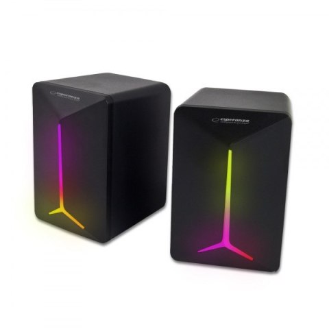ESPERANZA GŁOŚNIKI 2.0 USB LED RAINBOW FREVO EGS105 ESPERANZA GŁOŚNIKI 2.0 USB LED RAINBOW FREVO EGS105
