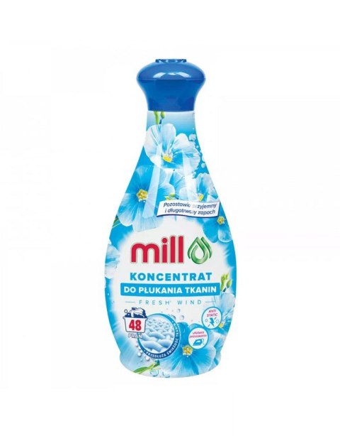 MILL Koncentrat do płukania tkanin FRESH WIND 1,3L 48 płukań (opak.zb 9 szt.) MILL Koncentrat do płukania tkanin FRESH WIND 1,3L 48 płukań (opak.zb 9 szt.)