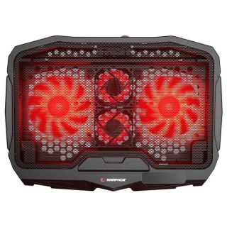 Podstawka chłodząca Rampage AD-RX34 pod laptop 12,1-17" regulowana czarna