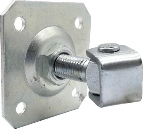 Zawias PSG 61.019.01 z szyldem 100x100x4mm - gwint M20 (regulowany, ucho ocynkowane) Zawias PSG 61.019.01 z szyldem 100x100x4mm - gwint M20 (regulowany, ucho ocynkowane)