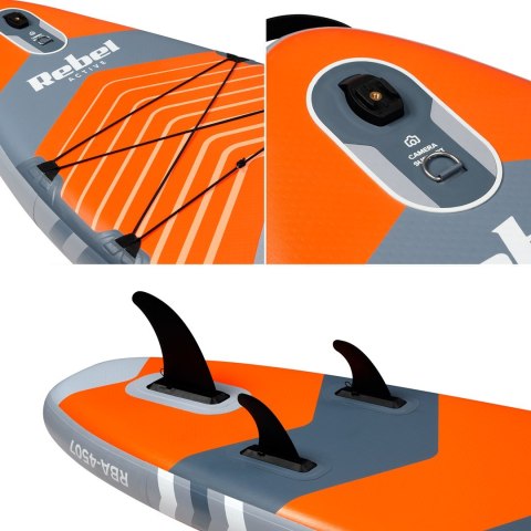 Deska SUP REBEL ACTIVE RBA-4507 - pomarańczowa Deska SUP REBEL ACTIVE RBA-4507 - pomarańczowa