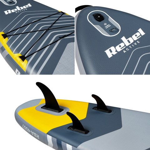 Deska SUP REBEL ACTIVE RBA-4507 - szara Deska SUP REBEL ACTIVE RBA-4507 - szara