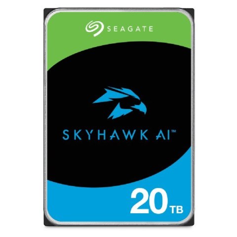 Dysk twardy HDD Seagate SkyHawk AI 20TB 3,5" SATA ST20000VE002 Dysk twardy HDD Seagate SkyHawk AI 20TB 3,5" SATA ST20000VE002