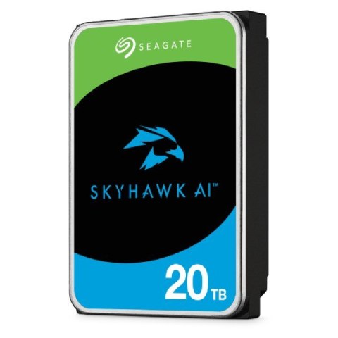 Dysk twardy HDD Seagate SkyHawk AI 20TB 3,5" SATA ST20000VE002 Dysk twardy HDD Seagate SkyHawk AI 20TB 3,5" SATA ST20000VE002