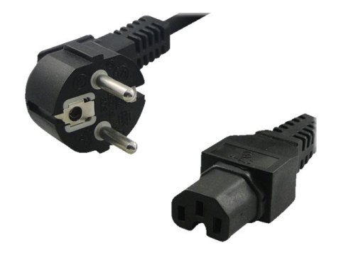 Kabel zasilający LOGILINK IEC 60320 C15 - CEE 7/7 2m. CP105 Kabel zasilający LOGILINK IEC 60320 C15 - CEE 7/7 2m. CP105