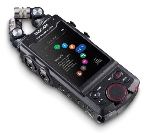Tascam Portacapture X8 - przenośny, wielościeżkowy rejestrator o wysokiej rozdzielczości Tascam Portacapture X8 - przenośny, wielościeżkowy rejestrator o wysokiej rozdzielczości